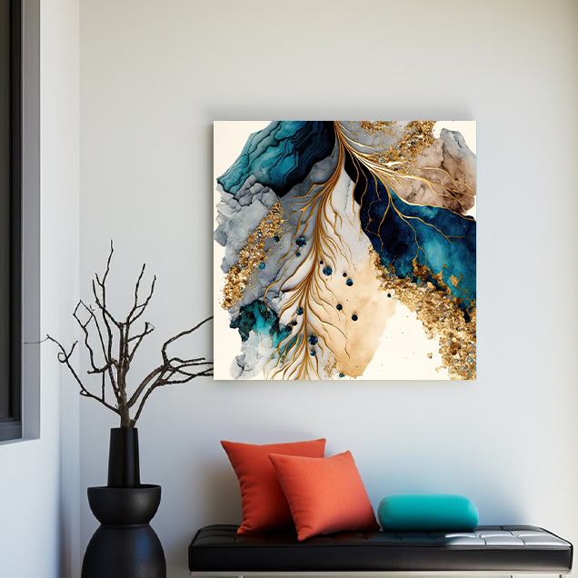 Gold Vein Canvas image